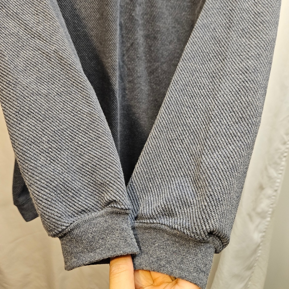 2for$20 SRT easy care blue pull over collar button down golf business casual med - Picture 3 of 6